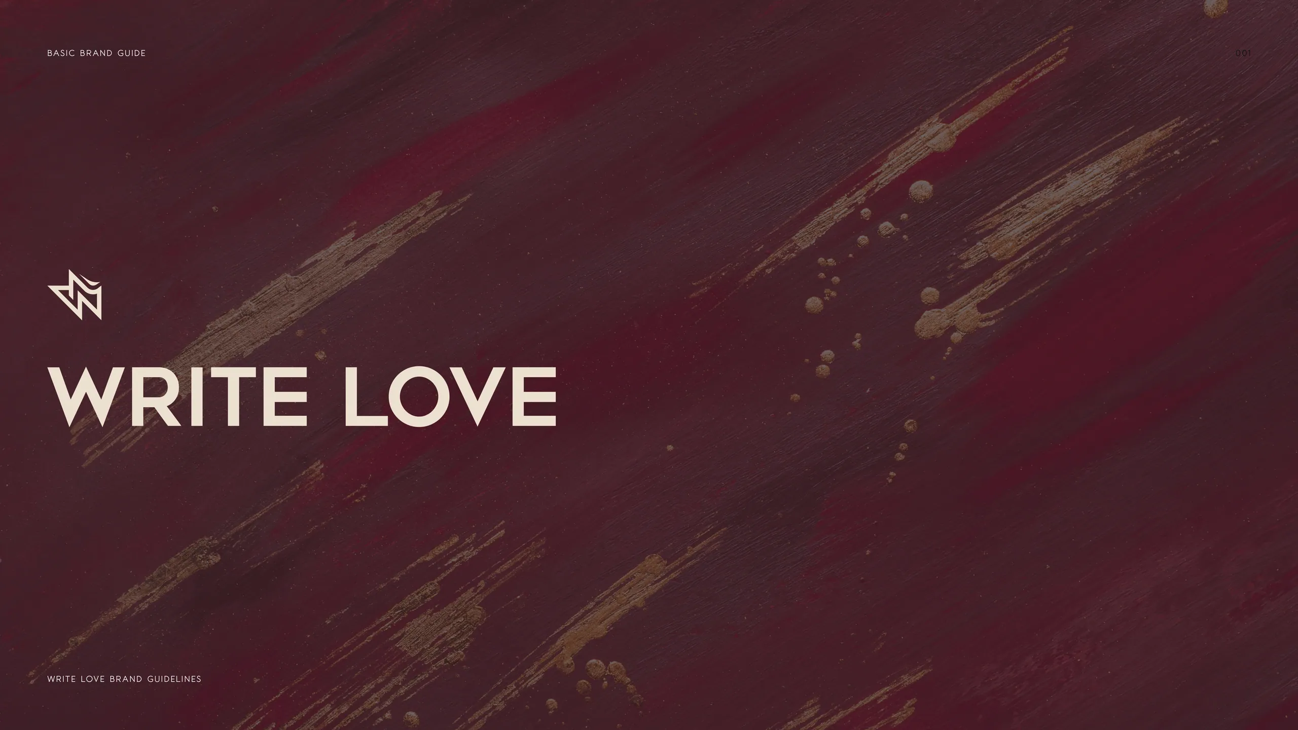 Write Love brand identity 3